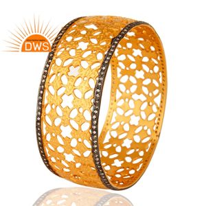 Bracelet pour femme, bijou plaqué or 18k, Design Mandala, fait à la main, accessoire de mode, 2020 - Product Image 3