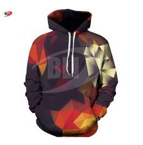 Pull à capuche personnalisé 3D imprimé par sublimation prix de gros sweats à capuche en tissu polyester avec impression de logo personnalisé pour hommes femmes - Product Image 4
