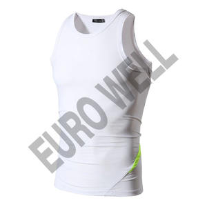 OEM logotipo personalizado al por mayor de los hombres de secado rápido chaleco camiseta sin mangas ropa de gimnasio culturismo hombres de tallas grandes camiseta sin mangas - Product Image 2