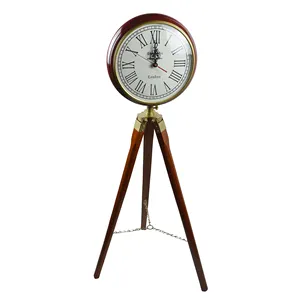 Living Room Decor Clock Best Polished Finishing Design Indoor Home Decor Office Decor Clock With Movable Stand