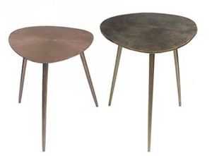 Aluminum Hexagonal Bottom Marble Side Stool Brass Room Luxury <b>Table</b> Usage Office Home Room Restaurant Round Made in India <b>Square</b> - Product Image 5