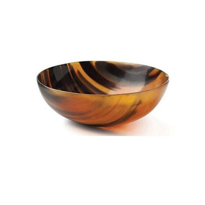 Bols en corne de bœuf indien fait à la main, bols en corne naturelle de haute qualité pour vaisselle bol de service en corne par Axiom Home Accents - Product Image 2