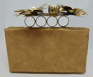 HANDMADE <b>WHITE</b> MOTHER of PEARL Nacre MOP <b>Envelope</b> Bag Metal Lowellcraft.com - Product Image 3