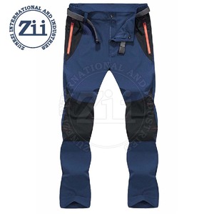 Pantalon cargo décontracté pour homme 100 % coton, grande taille, coupe droite, taille mi-haute, léger, coupe-vent, avec braguette boutonnée - Idéal pour les sports de plein air - Product Image 5