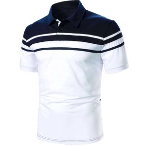 Vente en gros de polos pour hommes de haute qualité, design personnalisé, logo personnalisé, polos en coton à manches courtes noirs décontractés pour hommes - Product Image 1
