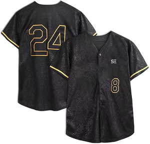 Uniforme de béisbol para hombre, camiseta de malla de poliéster con sublimación, barata - Product Image 6