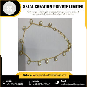 Bracelet en argent sterling 925 avec perles de pierres précieuses naturelles Fashion Charm Style CZ Material - Product Image 2