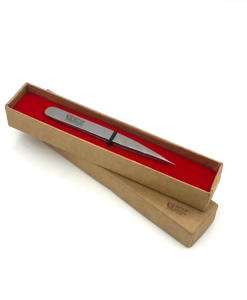 Pinzas de extensión de cejas puntiagudas plateadas de estilo perfecto de acero inoxidable al por mayor con su propio logotipo personalizado y herramienta de belleza de color - Product Image 1