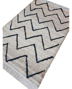 Meilleurs produits les plus vendus Tapis tissés plats en jute brodé écologique pour chambre à coucher à vendre à bas prix pour l'exportation - Product Image 5