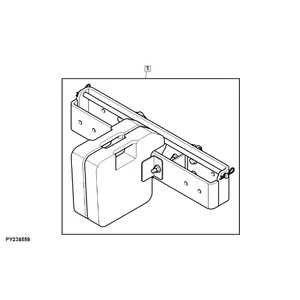 Parça JD john deere traktör, ağırlık seti, ön tekerlek parça numarası BSJ10022