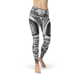 Leggings Moana inspiration mari, tatouages, longueur totale ou - Product Image 4