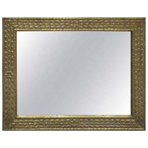 High Quality Gold-Plated <b>Rectangular</b> Metal Clad Handcrafted Personalized Cosmetic <b>Mirror</b> Best Price <b>Wall</b> Mounted Home Cosmetics - Product Image 1