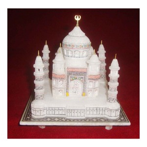 Fabricante Indio de Réplicas del Taj Mahal en Mármol Blanco para Decoración - Product Image 1