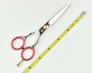 Ciseaux de coiffure professionnels en acier inoxydable bord de rasoir lame droite cisailles de coupe de cheveux avec utilisation de salon de coiffure à pointe pointue - Product Image 1