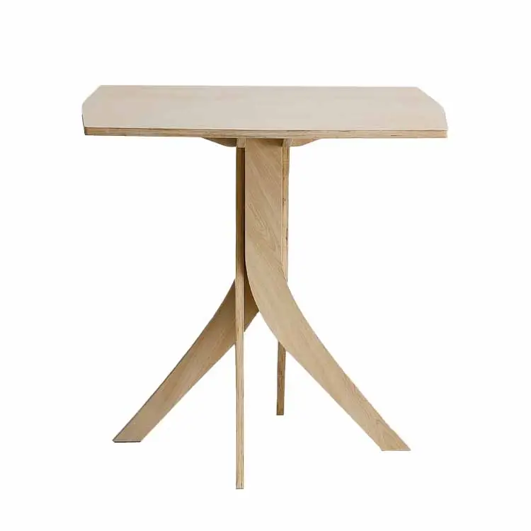 Modern Simple Northern Europe Square Tea Table Living Room Furniture Plywood Dinning Table for Family Use