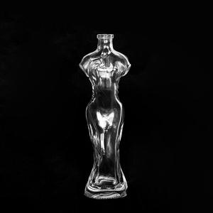 Botella de licor de ron con forma de mujer, botella de cristal de Tequila con tapa de corcho de vidrio, 500ml, precio de fábrica - Product Image 4