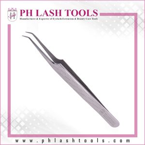 Eyelash Extensionแหนบ,ปริมาณTweezer 6มม.45องศาPro,แหนบEyelash Extensionสแตนเลสสตีลแหนบสำหรับขนตา - Product Image 2