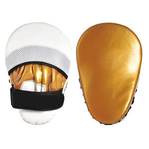 Gants de boxe incurvés en cuir artificiel 2022, coussinets de mise au point, logo personnalisé, gants de mise au point pour l'entraînement, coussinets de mise au point - Product Image 1