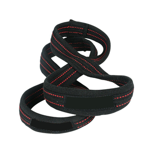 Venta caliente personalizable figura ocho correas de levantamiento de pesas gimnasio entrenamiento esencial hecho de algodón/material de poliéster - Product Image 4