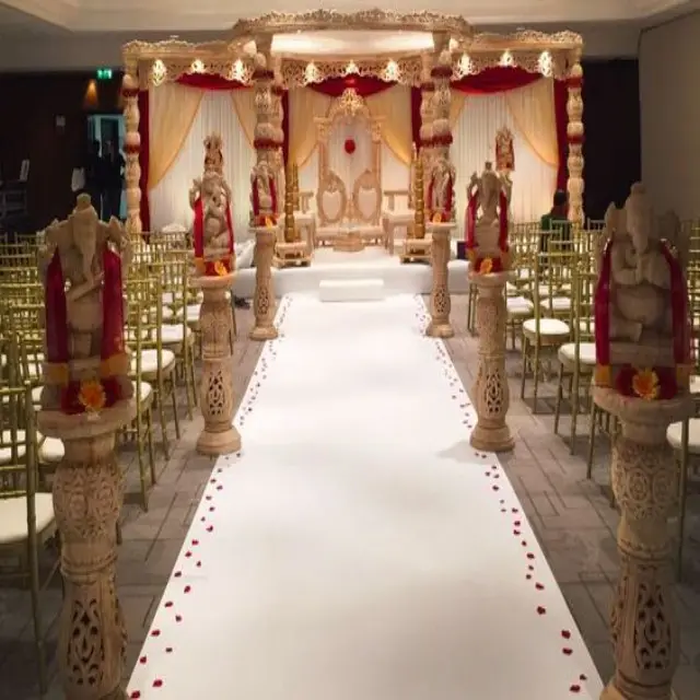 Matrimonio Rajasthani Padmavati mandrap cristallo stile Bollywood mandraps disegni matrimonio indiano mandrap