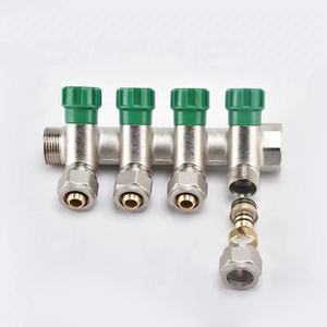 手動バルブマニホールドパイプハウス暖かい真鍮製水分離器部品 - Product Image 3