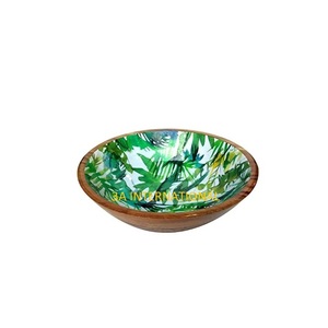 ชามใส่อาหารรูปทรงโค้งมนสำหรับโต๊ะอาหารค่ำชามใส่ซุปพิมพ์ลายเคลือบและบริการจัดเลี้ยงในโรงแรม - Product Image 1