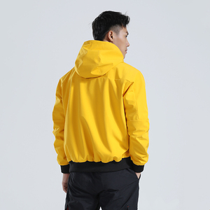 Veste de sport d'hiver de haute qualité pour hommes, col rond respirant à séchage rapide, matériau 100% coton à faible taux - Product Image 2