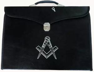 Masonic WM /Grand Size Apron Hard Case/ Briefcase Imitation Leather Regalia Masonic Apron - Product Image 3