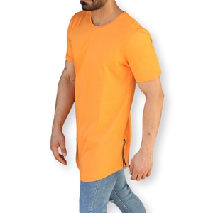 Camiseta blanca de gran tamaño con cuello redondo para hombre, ropa informal 100% de algodón, nuevo estilo, alta calidad, oferta al por mayor, 2023 - Product Image 3