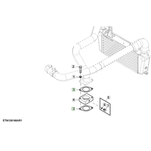 Joint d'étanchéité en acier inoxydable de haute qualité Tradella International R525679, durable, pour tracteurs et machines agricoles 1 - Product Image 5