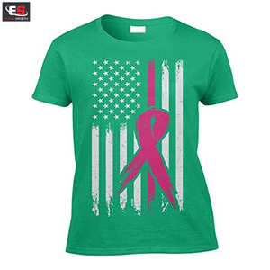 เสื้อสร้างมะเร็งเต้านมสำหรับผู้หญิงเสื้อเน้นการรับรู้มะเร็งเต้านมสีชมพูสดใส - Product Image 6