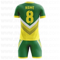 Tenues de football d'équipe, maillots et shorts de football sublimés avec logo personnalisé, 100% polyester pour adultes