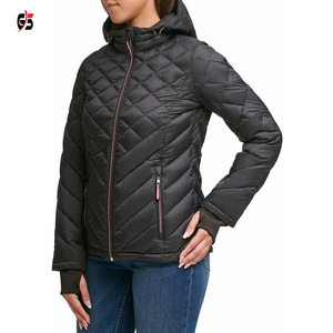 Ropa de invierno para mujer, chaquetas acolchadas cálidas, transpirables, ligeras, con logotipo personalizado, calidad Premium, ropa de moda para exteriores - Product Image 2