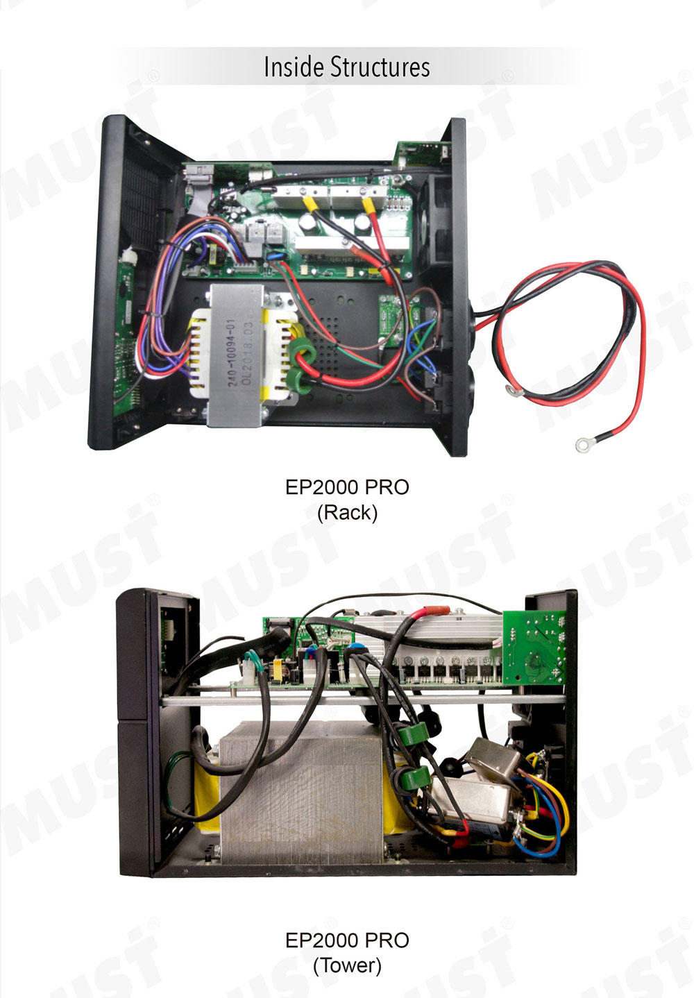 MUST EP 2000 PRO Series 300W 600W 800W 1KW 2.1KW power inverter cost effective inverter userfriendly installnation and setting