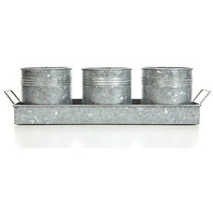 Planteur de jardin noir de luxe moderne, conception de support décoratif or, jardinière d'extérieur, Design personnalisé - Product Image 4