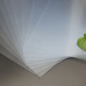 Lembar Plastik Transparan Bening Dapat Dicetak Inkjet Bahan PVC Ukuran A4