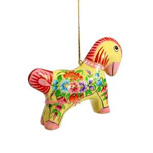 <b>Handmade</b> <b>Paper</b> Mache Christmas Home Decorative Animal Ornaments Christmas Decorations - Product Image 1