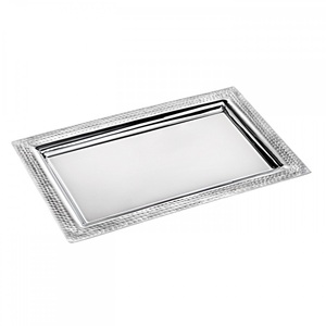 Standard Quality New Design <b>Tray</b> Metal Material Serving <b>Tray</b> Rectangle Steel Plate Metal Serving <b>Tray</b> - Product Image 1
