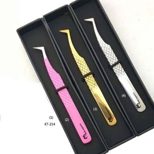 Caja de embalaje de pinzas para extensión de pestañas, juego de pinzas para pestañas con etiqueta privada, 1 unidad - Product Image 2