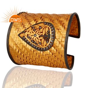 Bracelet tendance 2026 en argent sterling plaqué or avec pierres naturelles CZ pour femme - Fabricant de bijoux - Product Image 2