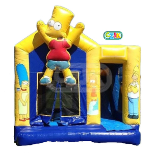Château gonflable Moonwalk, trampoline gonflable, château gonflable pour enfants, trampoline Simpson - Product Image 1