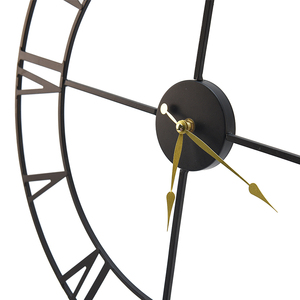 <span class=keywords><strong>Horloge</strong></span> murale décorative à Quartz <span class=keywords><strong>noir</strong></span>, grand numérique rétro, en métal, conception moderne, nouvelle collection - Product Image 6