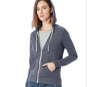 Sweat à capuche pour femme à manches longues, sweat-shirt respirant de haute qualité, avec fermeture éclair, Design personnalisé, vente en gros, - Product Image 3