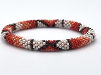 Pulseras de Cuentas de Vidrio Hechas a Mano por Ahana, Pulseras de Cuentas de Ganchillo para Mujer, Joyería para Bodas y Regalos, Multicolor, de Nepal