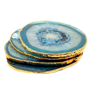 Posavasos de cristal de cuarzo irregular para vino y té, rebanada de ágata de Color aleatorio, decoración de hogar, oficina, Hotel, adornos, alfombrillas y almohadillas - Product Image 6