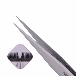 Pincettes à pointe droite pour Extension de cils, en acier inoxydable, produit de haute qualité, privée, - Product Image 3