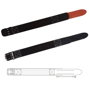 Cinturones de gimnasio de cuero 2024 Powerlifting 100% para entrenamiento de fuerza de levantamiento de pesas, entrenamiento en cuclillas o peso muerto - Product Image 2