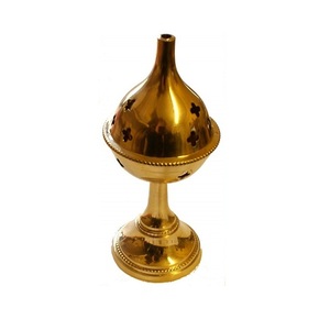 Quemador de incienso de latón de diseño redondo, de calidad superior, tamaño personalizado, para decoración del hogar. - Product Image 3