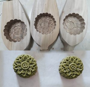 Moon Cake Molds Wood Mid-Autumn Prints <b>Moulds</b> Pastry Baking Tools <b>Soap</b> Cookies Mung Beans Cake Mold DIY - Product Image 4