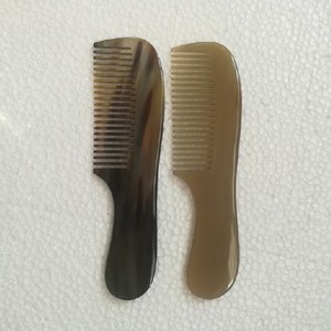 Small handle design horn comb, best selling comb of 2019, eco friendly and non toxic horn comb - Product Image 4